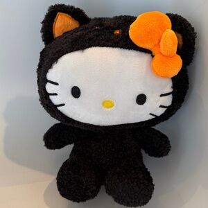 Hello Kitty Halloween Black Cat Plush